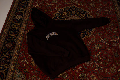 'SHIR KHORSHID' HEAVYWEIGHT HOODIE IN BLACK